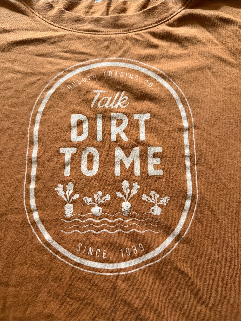 “Talk Dirt to Me” Graphic Deluth T-shirt